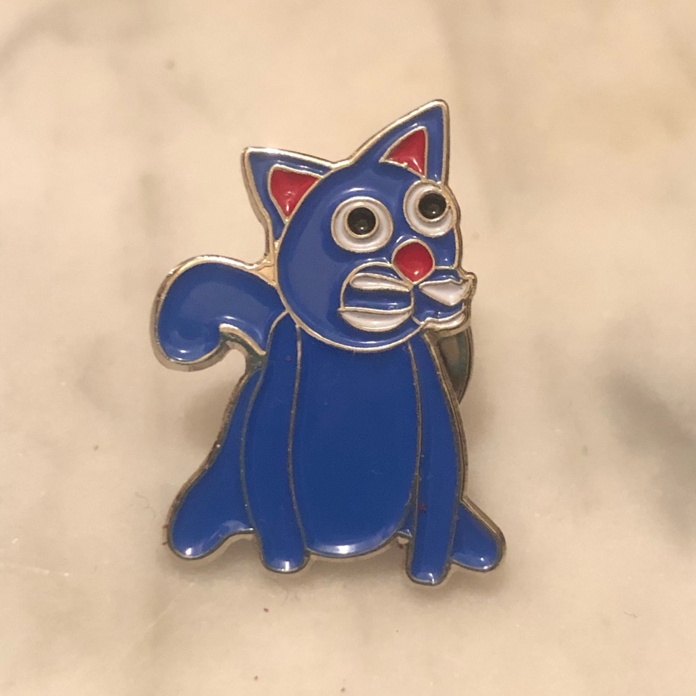 Blue Cat Pin!
